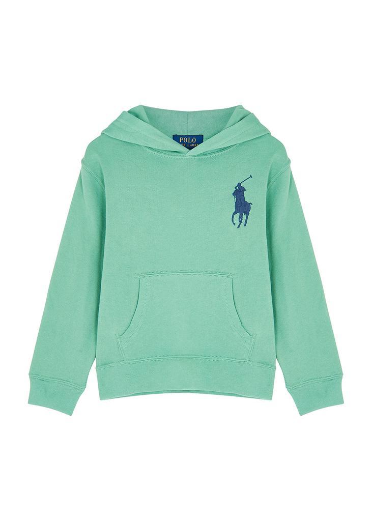 商品Ralph Lauren|KIDS Green hooded cotton sweatshirt (1.5-6 years),价格¥733,第1张图片