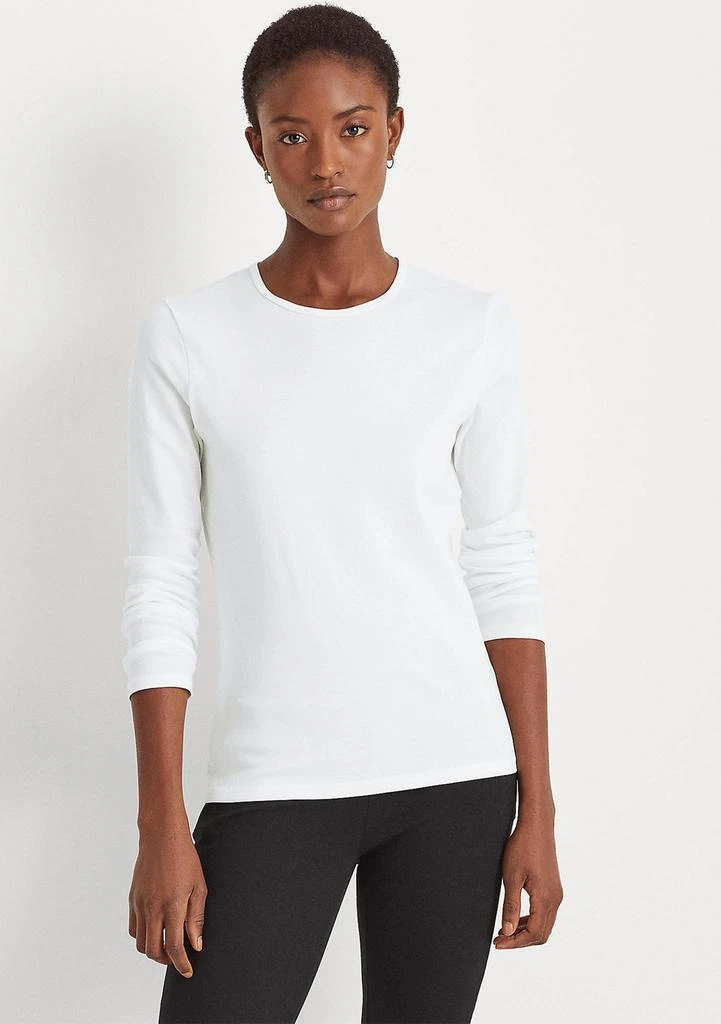 商品Ralph Lauren|Stretch Long-Sleeve Tee,价格¥439,第1张图片