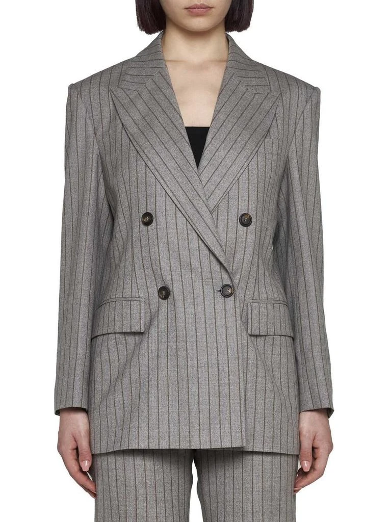 商品Brunello Cucinelli|Brunello Cucinelli Coats & Jackets in Taupe/Tabacco,价格¥19972,第3张图片详细描述