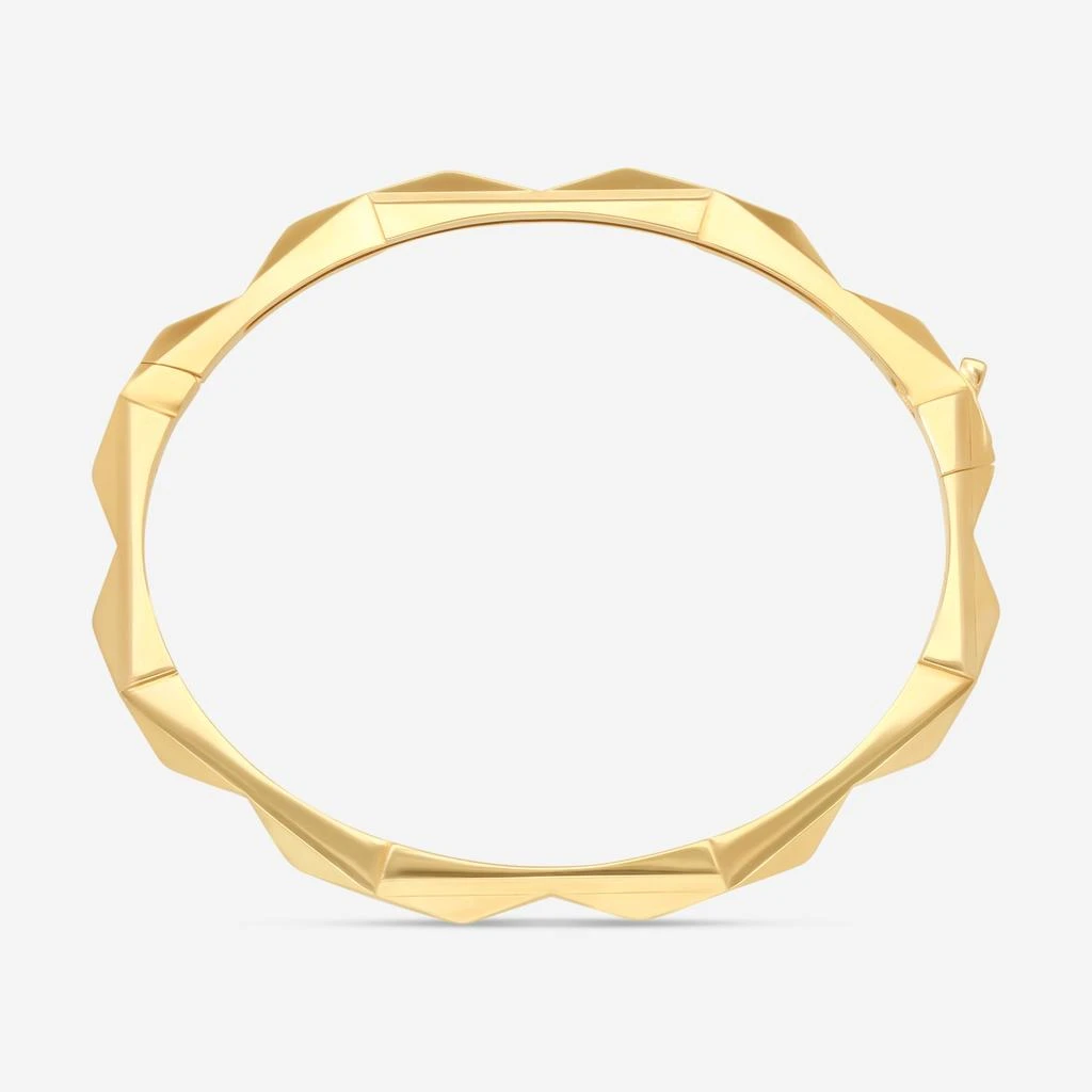 商品Gucci|Gucci Link to Love 18K Yellow Gold Bangle Bracelet YBA662253001016,价格¥32154,第3张图片详细描述