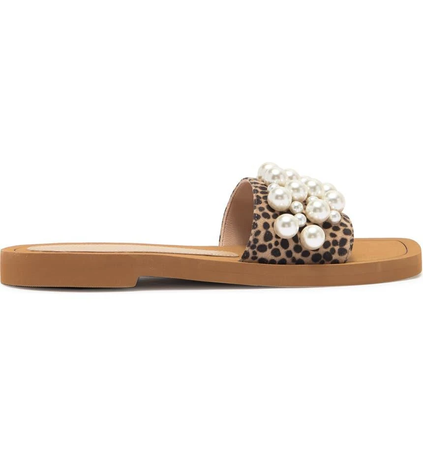 商品Stuart Weitzman|Goldie Slide Sandal,价格¥615,第3张图片详细描述