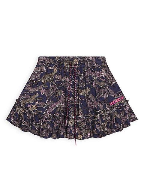 商品Kenzo|Little Girl's & Girl's Cheetah Mini Skirt,价格¥514,第1张图片
