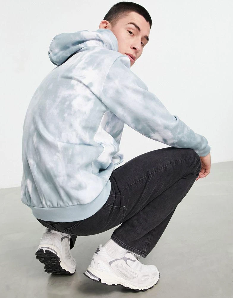 商品Adidas|adidas Originals Essentials hoodie in grey tie dye,价格¥513,第2张图片详细描述