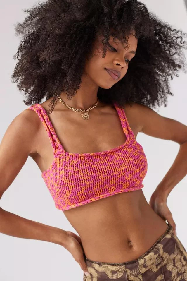 商品Urban Outfitters|UO Courtney Knit Bra Top,价格¥76,第2张图片详细描述