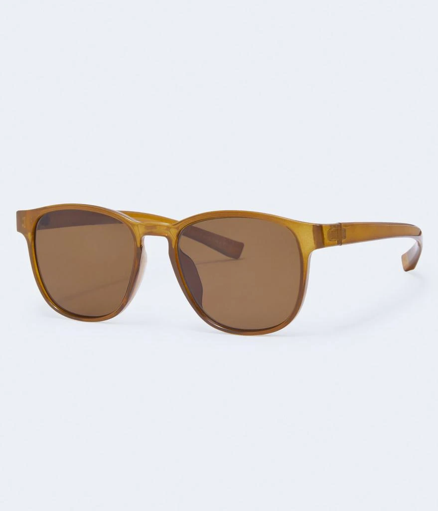 商品Aeropostale|Aeropostale Men's Shiny Rounded Sport Sunglasses,价格¥48,第2张图片详细描述