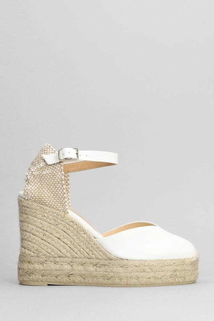 商品CASTAÑER|Castañer Wedges in White,价格¥1206,第1张图片