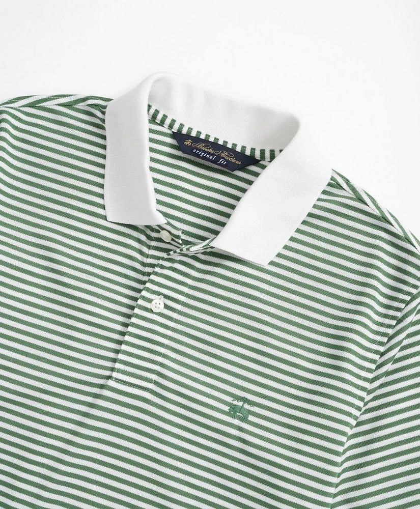 商品Brooks Brothers|Golden Fleece® Original Fit Stretch Pique Feeder Stripe Polo Shirt,价格¥328,第2张图片详细描述