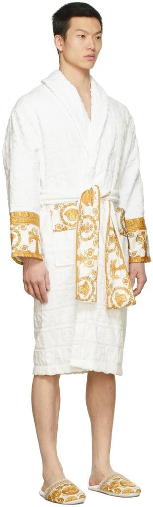 商品Versace|White I Heart Baroque Robe,价格¥4645,第2张图片详细描述