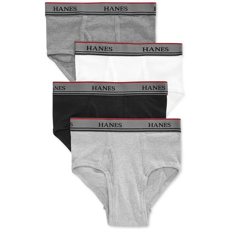 商品Hanes|Platinum 4-Pk. Dyed Briefs, Little Boys & Big Boys,价格¥158,第1张图片