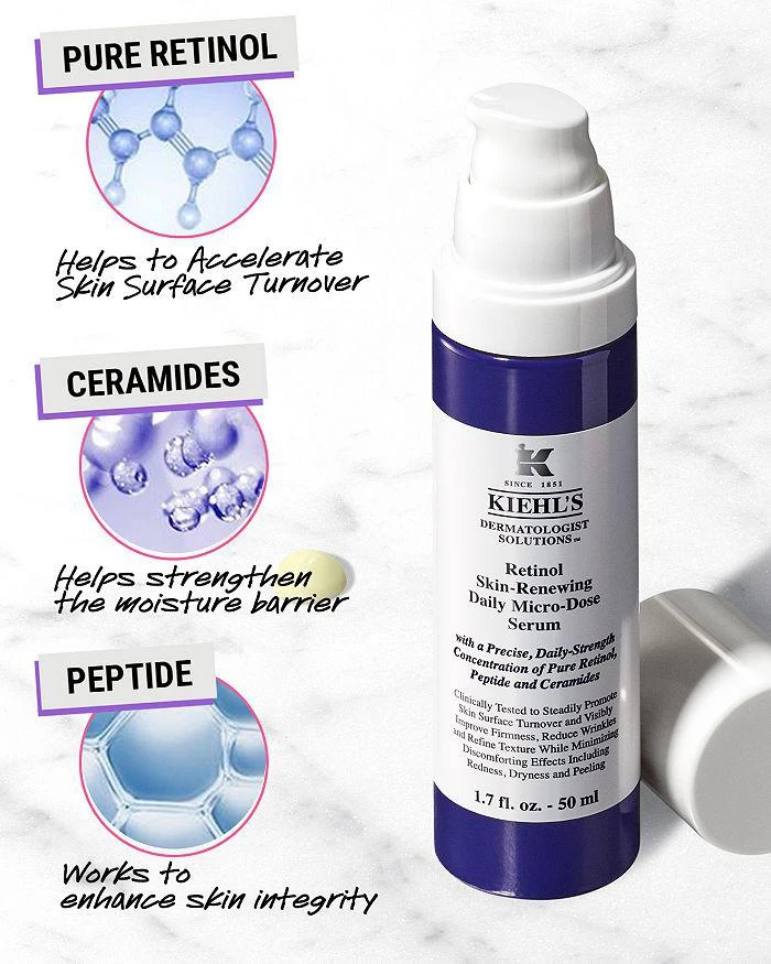 Kiehl's Since 1851 Retinol Skin-Renewing Daily Micro-Dose Serum 1 oz. 5