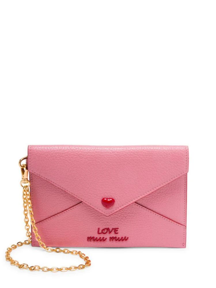 商品Miu Miu|Mini Envelope With Heart,价格¥2701,第1张图片