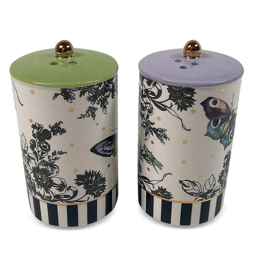 商品MacKenzie-Childs|Butterfly Toile Salt and Pepper Set,价格¥371,第1张图片详细描述