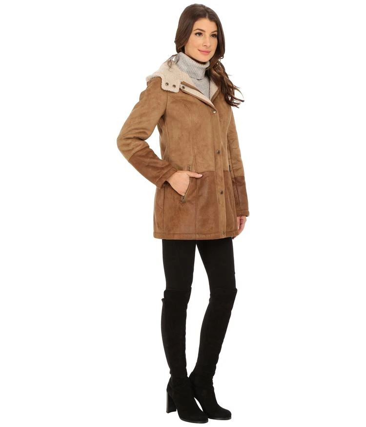 商品Jessica Simpson|Hooded Two-Tone Faux Shearling,价格¥1034,第4张图片详细描述