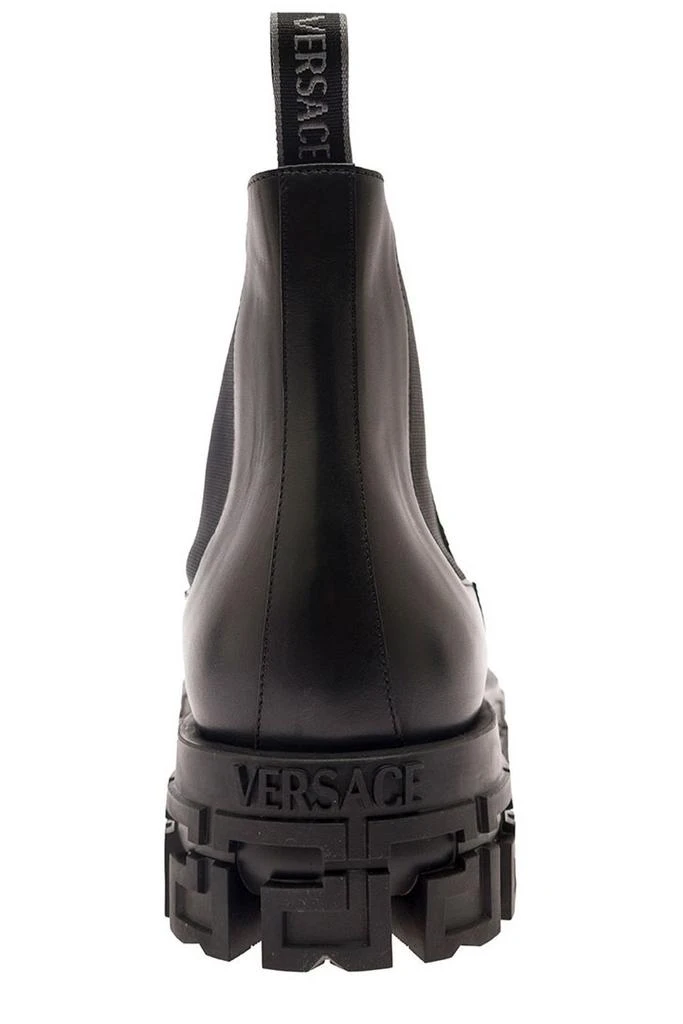 商品Versace|Versace Round Toe Ankle Boots,价格¥3428,第4张图片详细描述