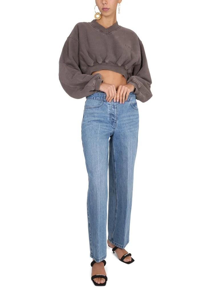 商品Alexander Wang|JEANS WIDE LEG,价格¥4272,第1张图片