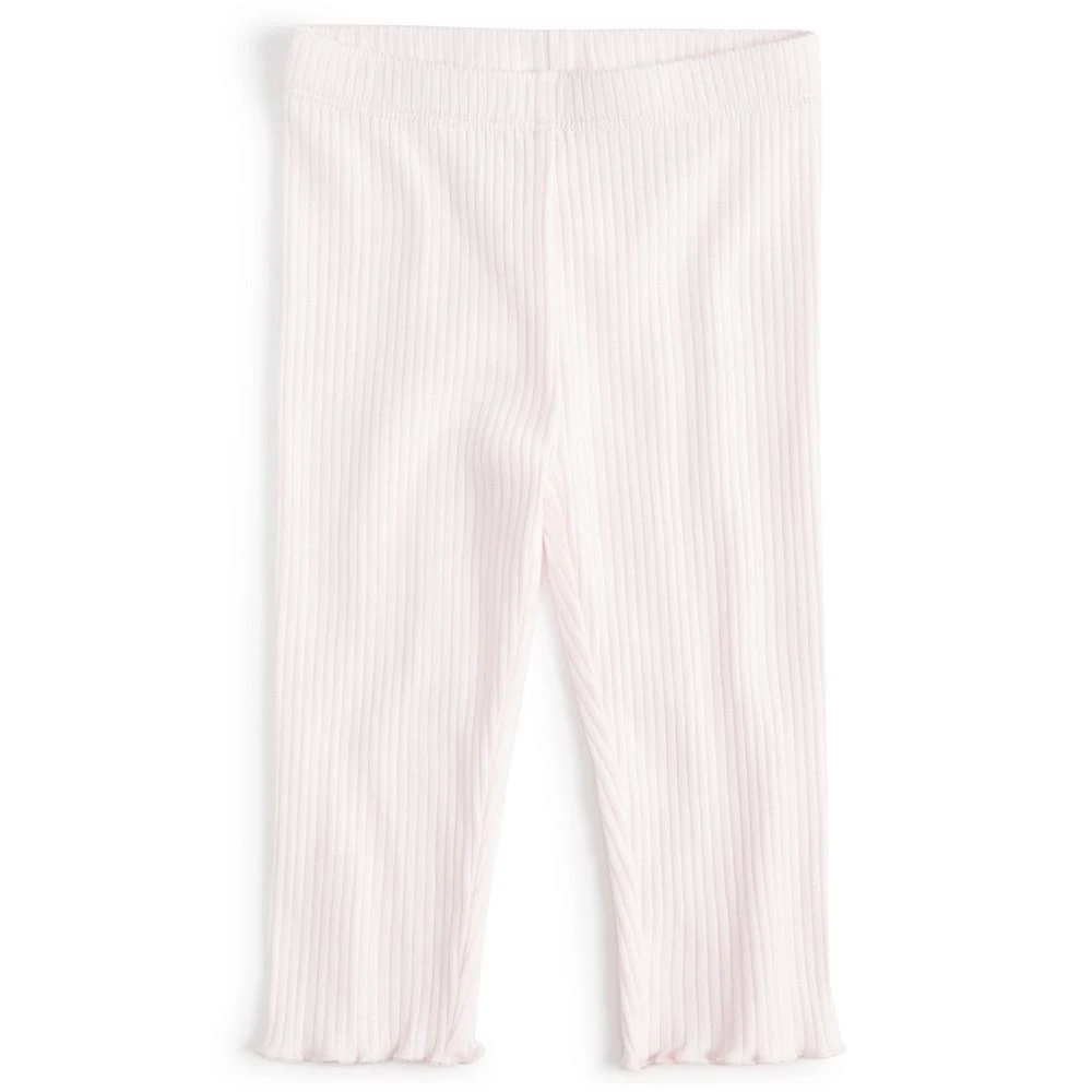 商品First Impressions|Baby Girls Wide Ribbed Leggings, Created for Macy's,价格¥27,第1张图片