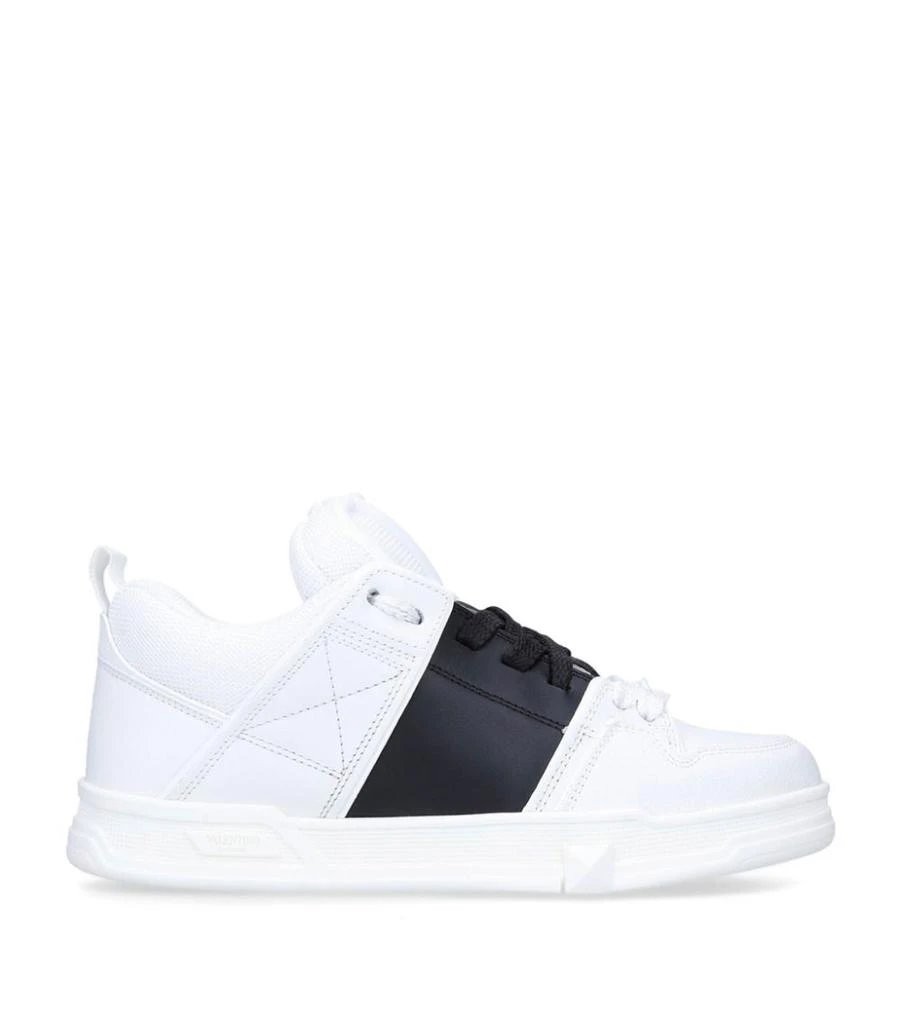 商品Valentino|Valentino Garavani Leather Open Skate Sneakers,价格¥5741,第3张图片详细描述