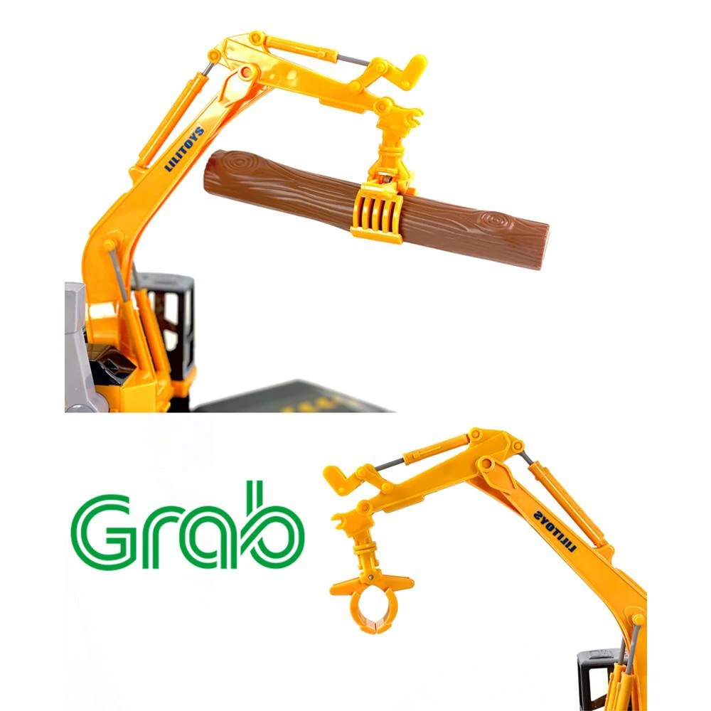 商品Big Daddy|Mag-Genius Big-Daddy Big Rig Low-Boy Transport with Excavator and Interchange Kit Toy,价格¥149,第5张图片详细描述