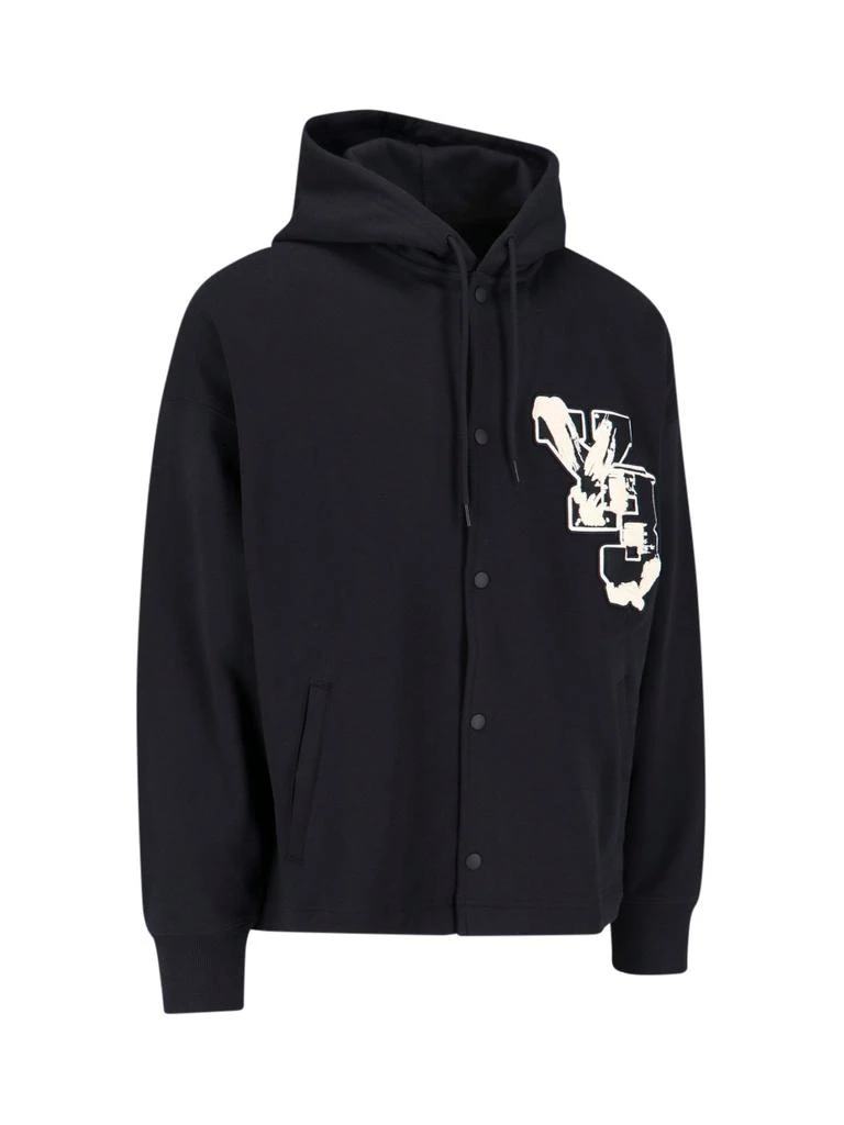 商品Y-3|Y-3 Logo Patch Drawstring Hoodie,价格¥1131,第3张图片详细描述