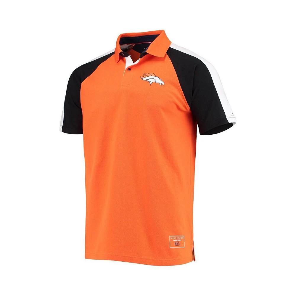 商品Tommy Hilfiger|Men's Orange, White Denver Broncos Holden Raglan Polo Shirt,价格¥525,第2张图片详细描述