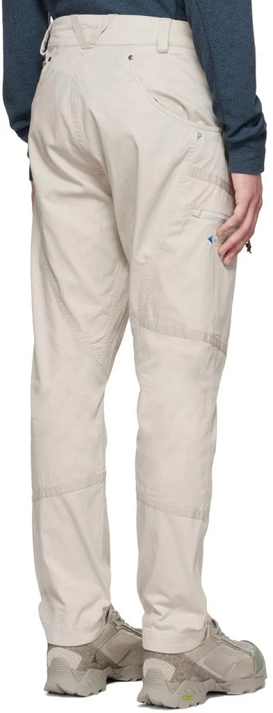 商品Klattermusen|Beige Gefjon Trousers,价格¥748,第3张图片详细描述