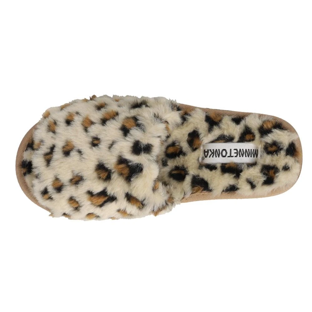 商品Minnetonka|Lolo Leopard Slide Slippers,价格¥280,第4张图片详细描述