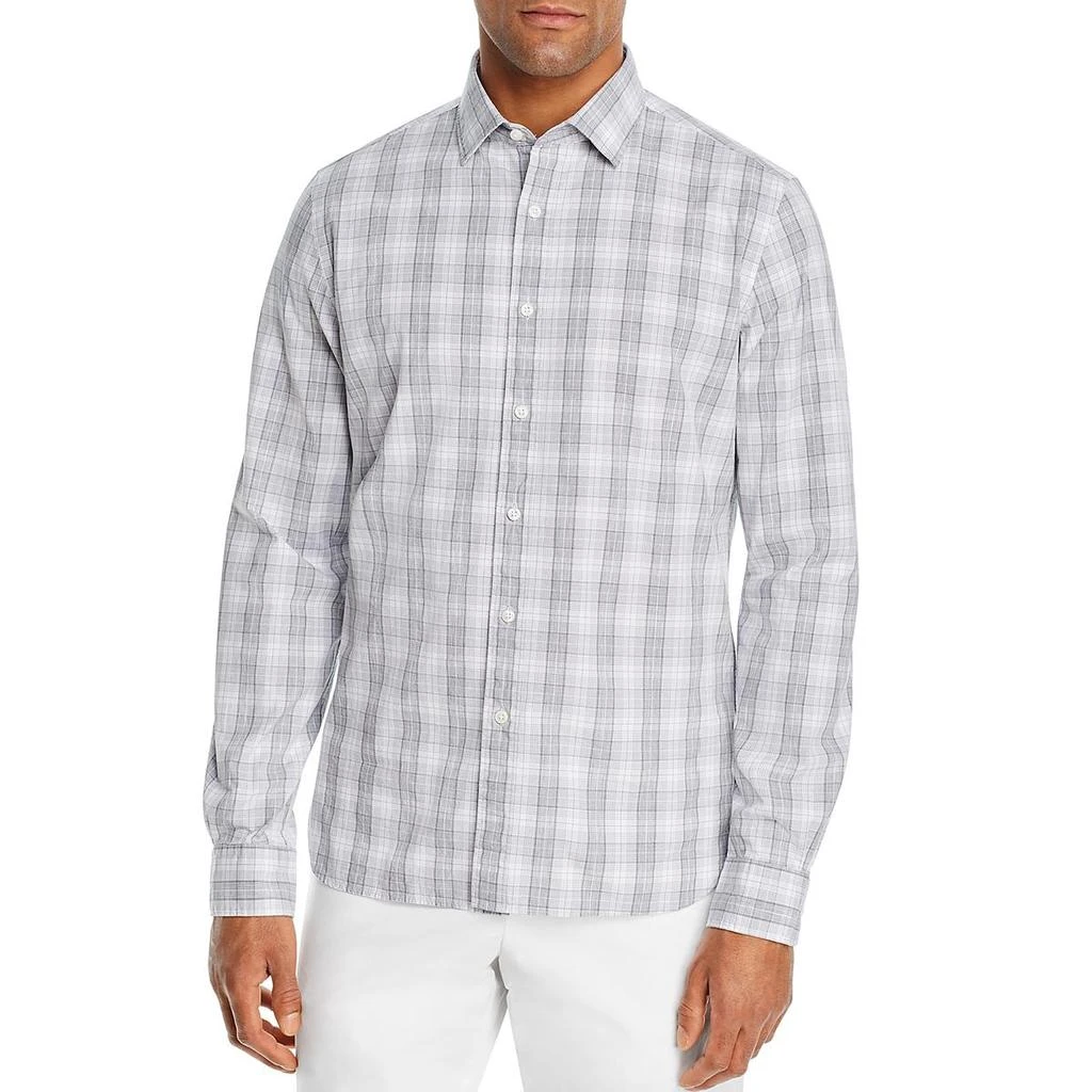 商品The Men's Store|The Men's Store Mens Classic Fit Check Button-Down Shirt,价格¥92,第2张图片详细描述