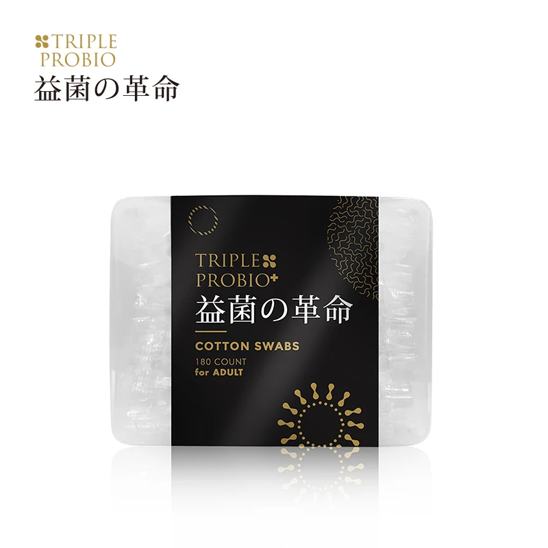 商品Triple Probio|益菌舒柔棉花棒(180支/盒) | Cotton Swabs (Adult),价格¥38,第1张图片