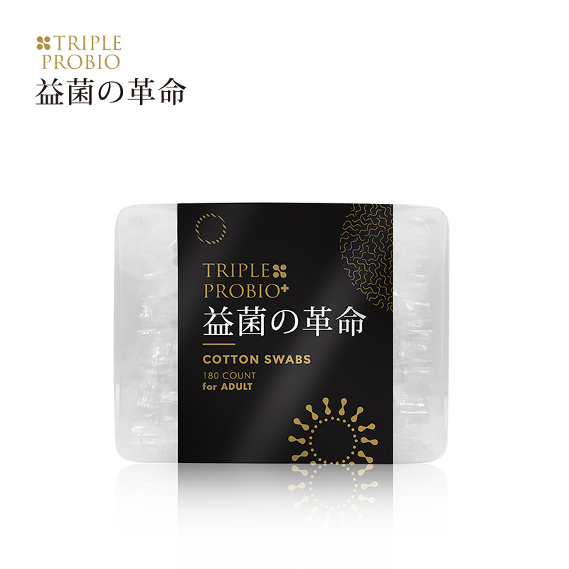 商品Triple Probio|益菌舒柔棉花棒(180支/盒) | Cotton Swabs (Adult),价格¥35,第1张图片