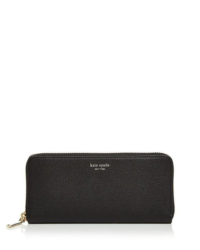 商品Kate Spade|Slim Leather Continental Wallet,价格¥587,第1张图片