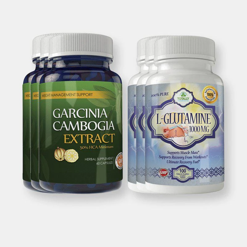 商品Totally Products|Garcinia Cambogia Extract and L-Glutamine Combo Pack,价格¥430,第1张图片