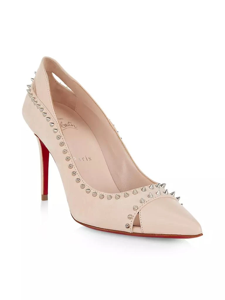 商品Christian Louboutin|Duvette Spikes 85MM Leather Pumps,价格¥8107,第2张图片详细描述