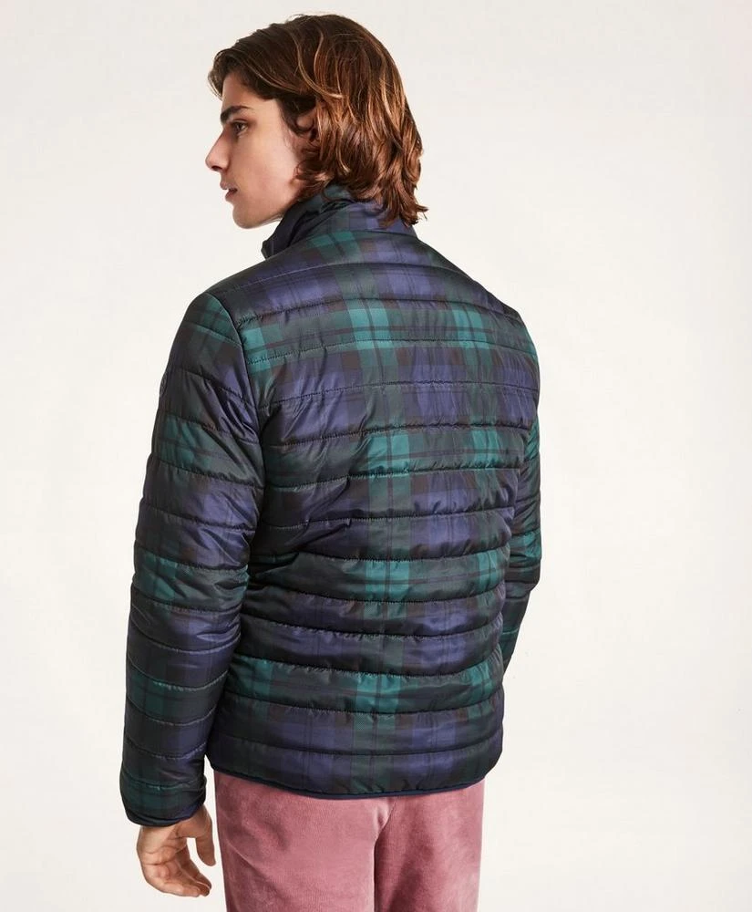 商品Brooks Brothers|布克兄弟 男士冬季防风保暖格子双面棉服羽绒服,价格¥410,第4张图片详细描述