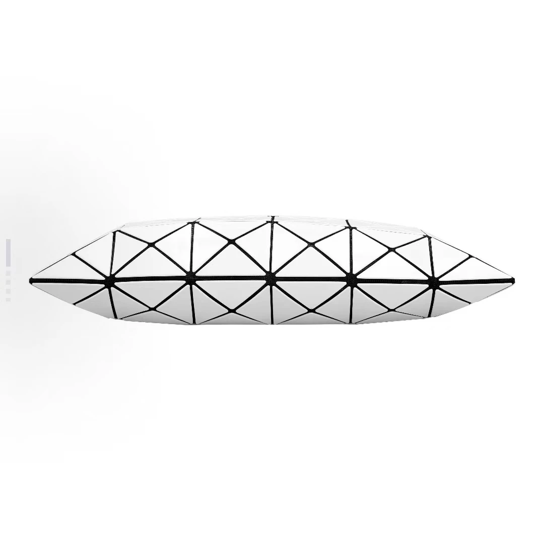 三宅一生 ISSEY MIYAKE Lucent系列 六格亮面大容量 人造革 托特包Tote包购物袋电脑包单肩手提包 女款 白色 商品