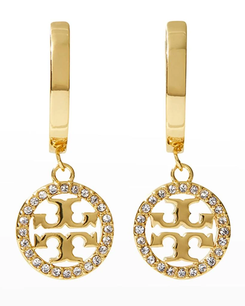 商品Tory Burch|Miller Pave Hoop Earring,价格¥996,第1张图片