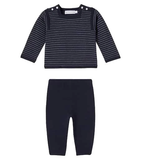 商品Bonpoint|Baby Joe striped wool sweater and pants set,价格¥2318,第1张图片