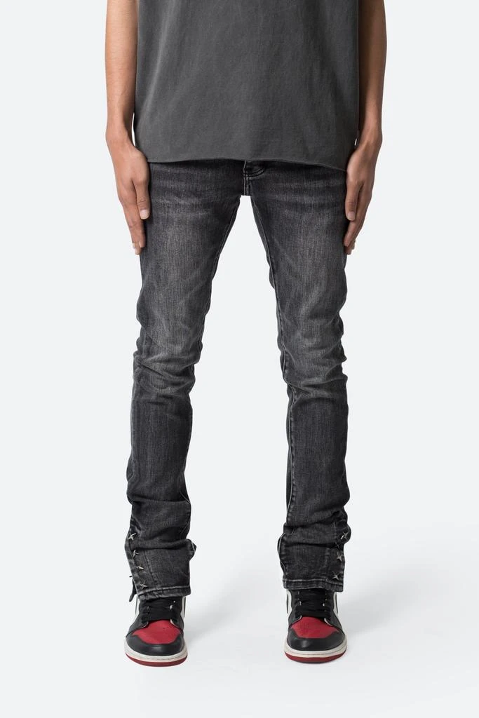 商品MNML|M588 Snap Slim Denim - Washed Black,价格¥198,第1张图片