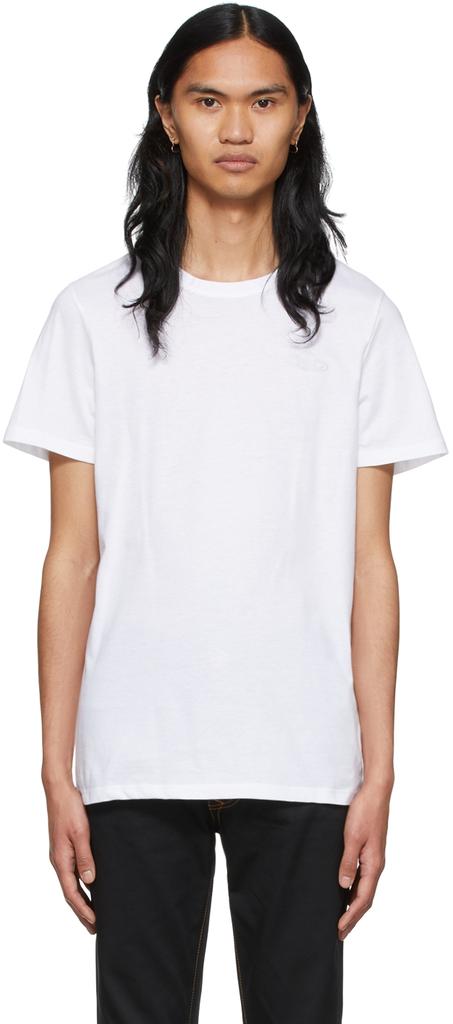 Two-Pack White Organic Cotton T-Shirt商品第1张图片规格展示