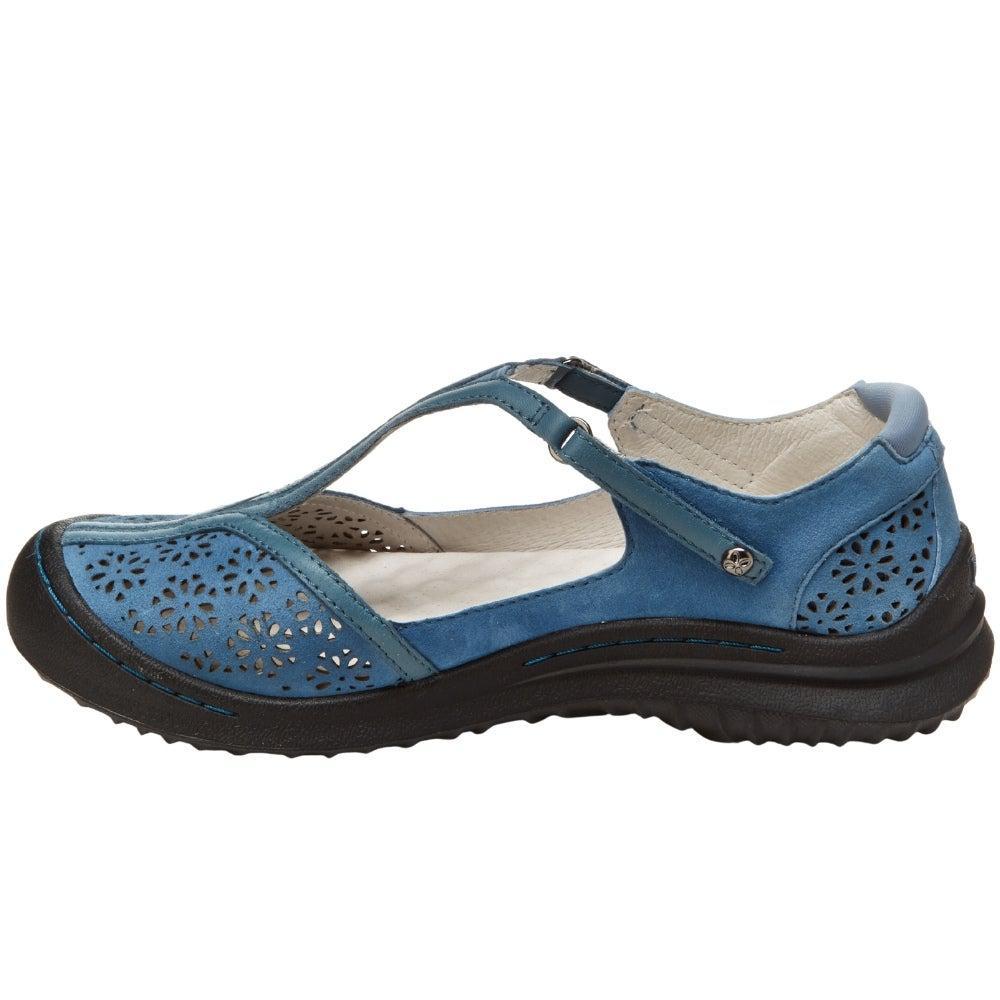 商品Jambu|Creek Perforated T-Strap Sandals,价格¥487,第3张图片详细描述