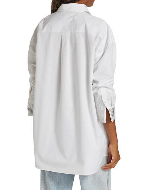 商品Alexander Wang|Crystal Cuff Shirt,价格¥4990,第7张图片详细描述