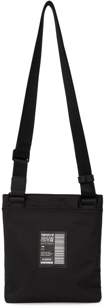 商品Versace|Black & White Logo Messenger Bag,价格¥623,第3张图片详细描述