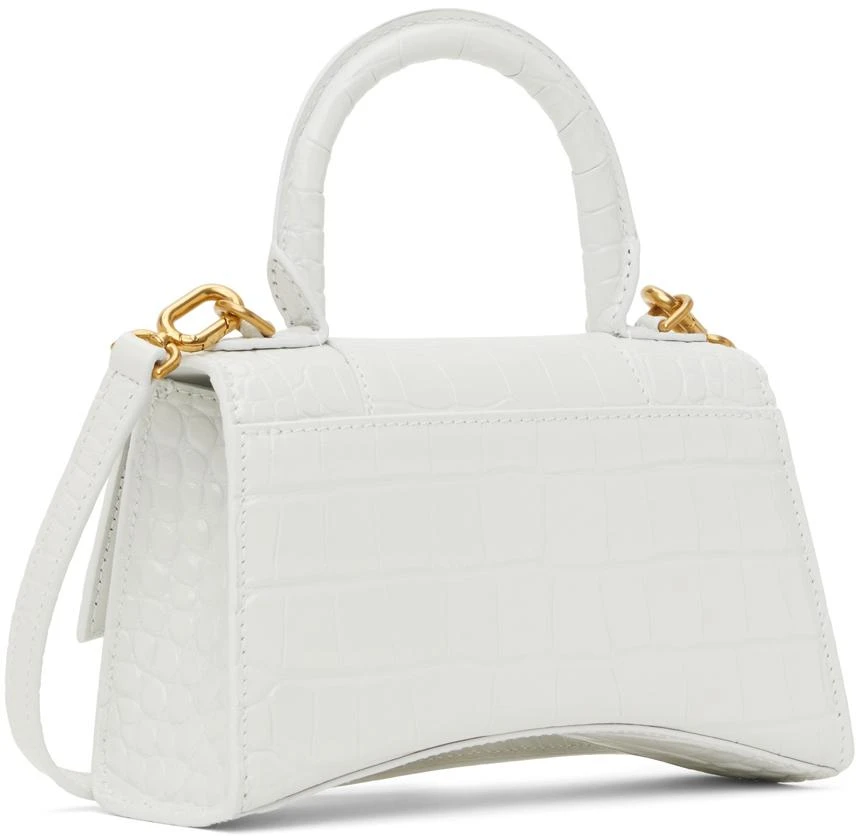 商品Balenciaga|White Croc XS Hourglass Bag,价格¥18968,第3张图片详细描述