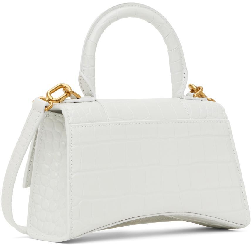 商品Balenciaga|White Croc XS Hourglass Bag,价格¥17766,第5张图片详细描述