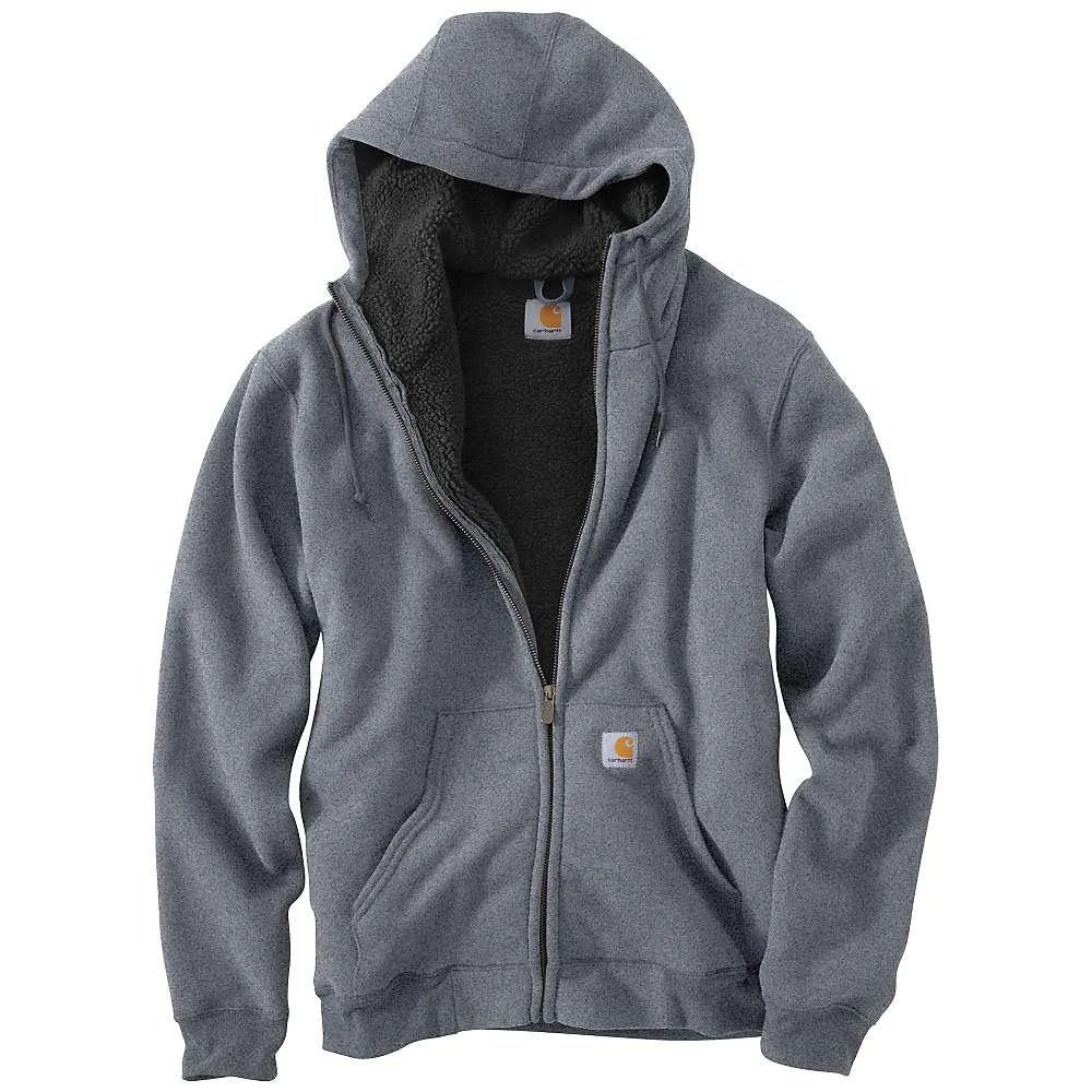 商品Carhartt|Carhartt Men's Collinston Brushed Fleece Sherpa Lined Sweatshirt,价格¥364,第1张图片
