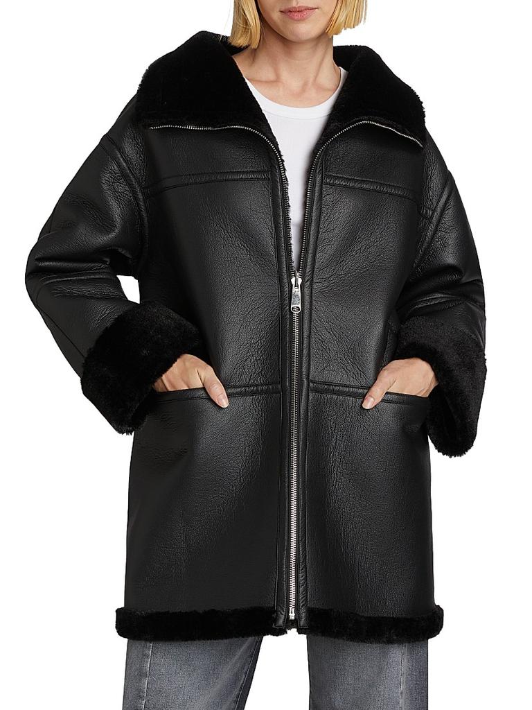 Ally Faux Leather & Fur Coat – On Sale Now with Up to 61% Off