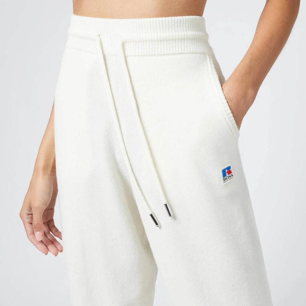 商品Hugo Boss|BOSS X Russell Athletic Women's Flamene Jogging Bottoms - Open White,价格¥480,第4张图片详细描述