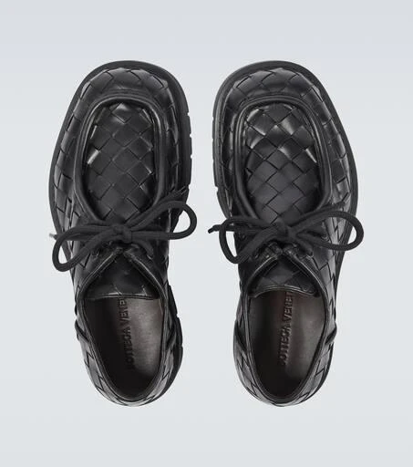 商品Bottega Veneta|Haddock皮革德比鞋,价格¥14908,第4张图片详细描述