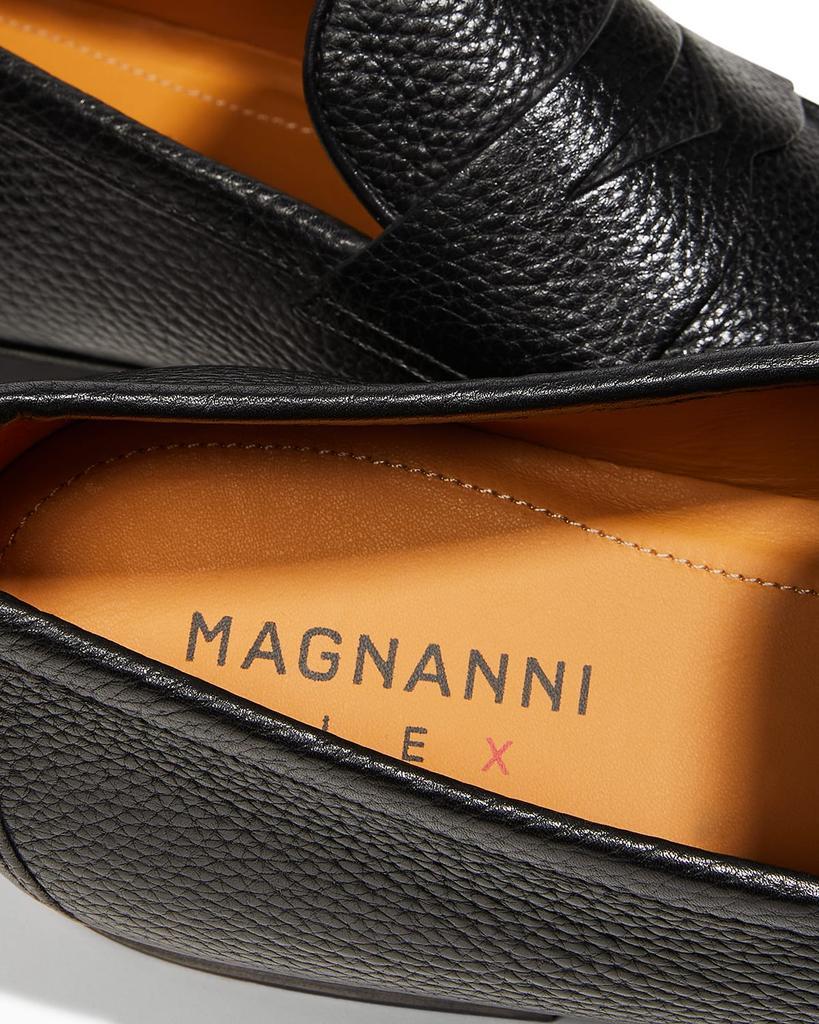 商品Magnanni|Men's Diezman II Leather Penny Loafers,价格¥3134,第6张图片详细描述