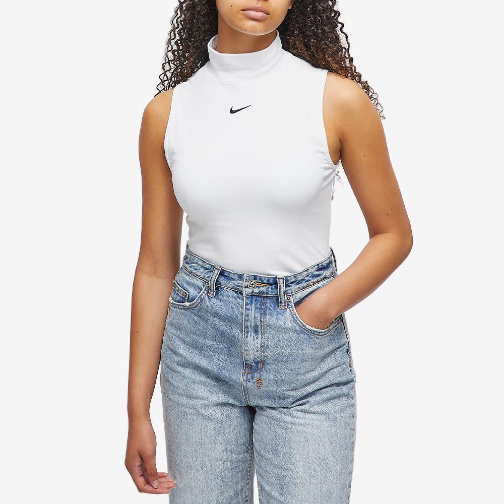 商品NIKE|Nike Essentials Short Sleeve Mock Neck,价格¥335,第5张图片详细描述