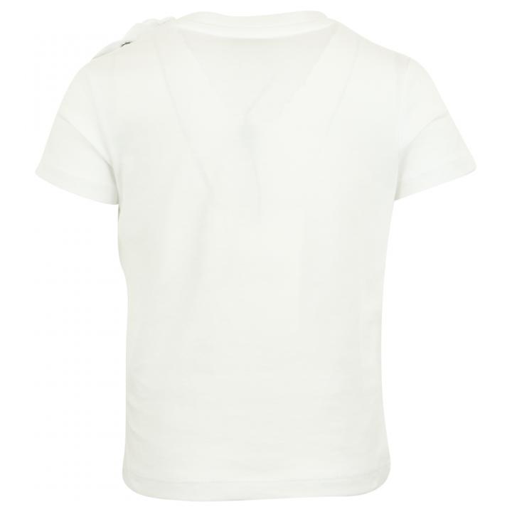 White Baby Boys Tiger Logo T Shirt商品第3张图片规格展示